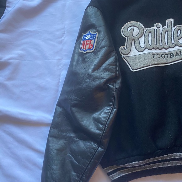 Vintage Oakland Raiders Varisty style jacket s44 - Picture 7 of 10